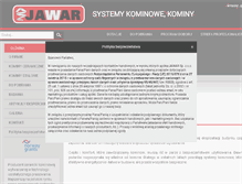 Tablet Screenshot of jawar.com.pl